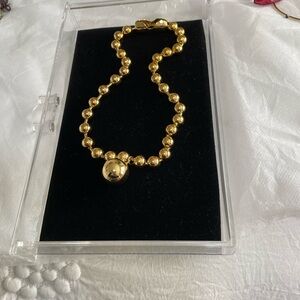 Lustrous 18k filled Gold Beaded Necklace